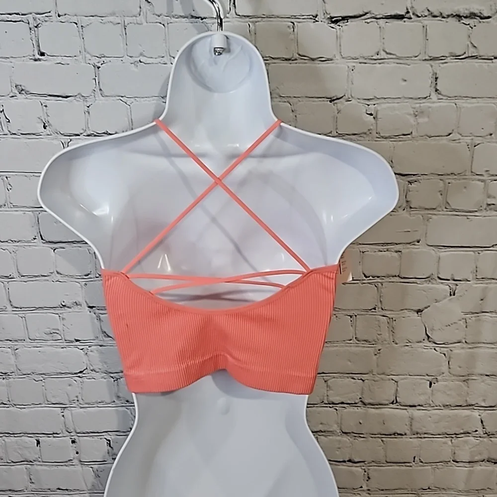 Colsie ribbed bratank top Long Line - Picture 7 of 7